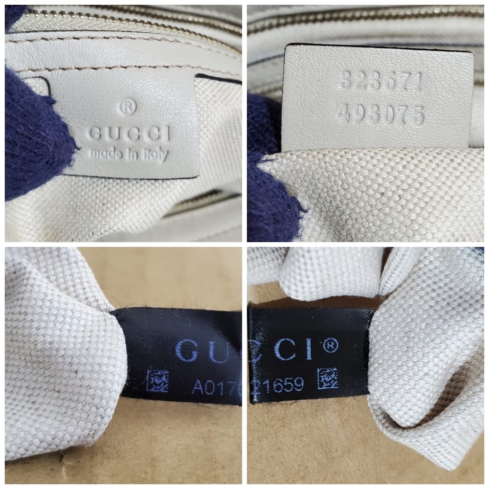 GucciGuccissima Medium Bree Tote Off White - Picture 4 of 10